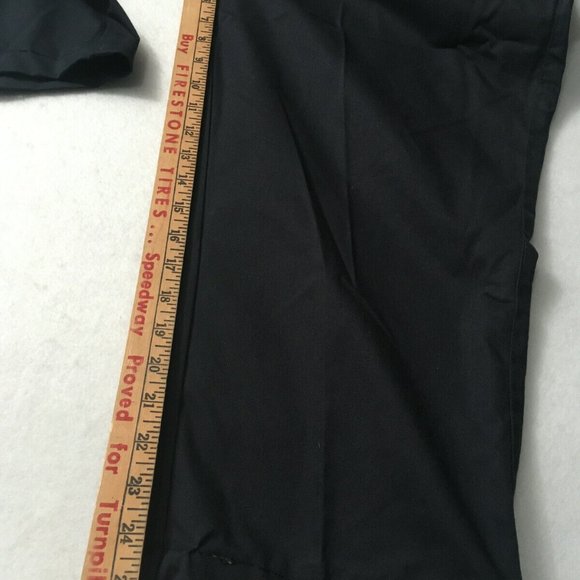 #GG Buck & Buck Elastic Waist Pants Mens Size L 30 Black High Rise Athletic Fit - Picture 2 of 6